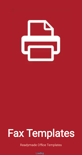 Android application Fax Template Cover Sheet screenshort