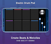 screenshot of Real Electro Drum Pad: Hip Hop