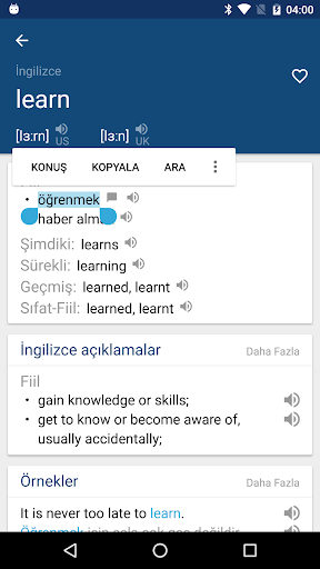 Uygulama önizlemesi