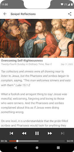 Catholic Mass Readings & Bible Screen 3