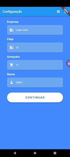 Android application Guido Inventário screenshort
