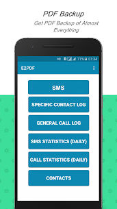 E2PDF SMS Call Backup Restore 5