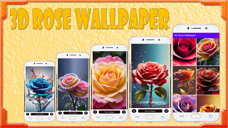 3D Rose Wallpaper - 1.02 - (Android)