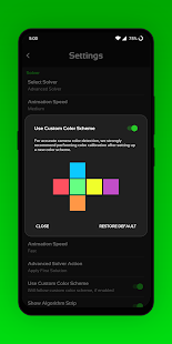 CubeX - Solver, Timer, 3D Cube Screenshot