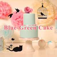 Cute Theme-Blue-Green Cake-