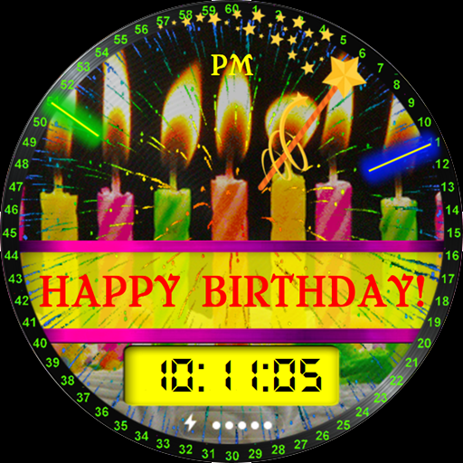 Happy Birthday Watch Face Screen 3