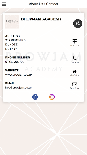 Browjam Academy Screen 2