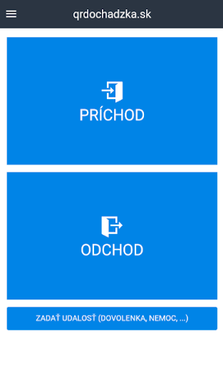 qrdochadzka.sk Screen 2