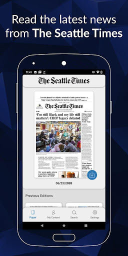 Android application Seattle Times Print Replica screenshort