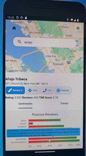 Android application TXR screenshort