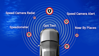 Speed Camera Detection and Warning System for Car Voice Prompt Warns in Road Traffic in Real-time Spedal Traffic Alarm Automatically Active After Connection to Smartphone via Bluetooth 