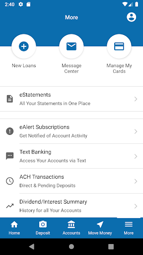 Rocket Federal Credit Union Screen 3