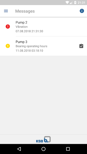 Android application KSB Guard screenshort
