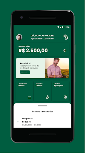 Android application Agrofel Bank screenshort