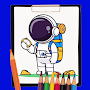 Astronaut Coloring Book