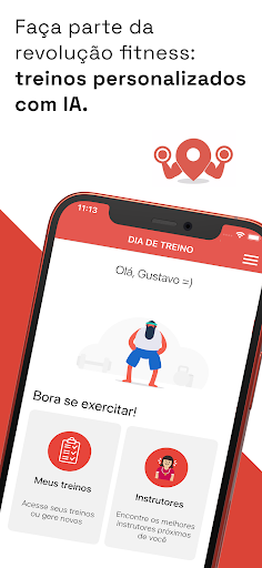 Android application Dia de Treino screenshort