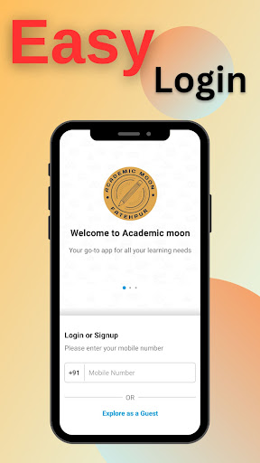 Android application Academic moon screenshort