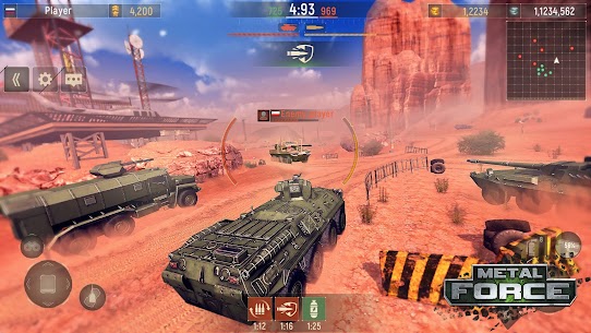 Metal Force: حرب دبابات لعبه 7