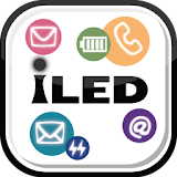 iLED 不在着䠡やメール受䠡の通知 icon