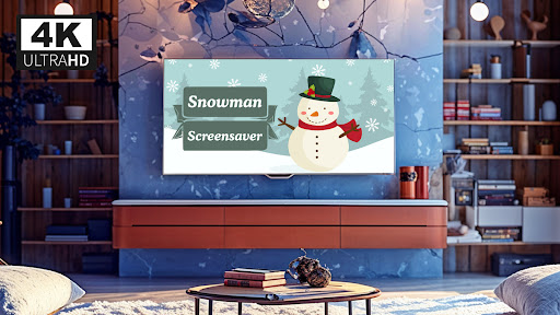 Cozy Snowman TV Screensaver screenshot 14