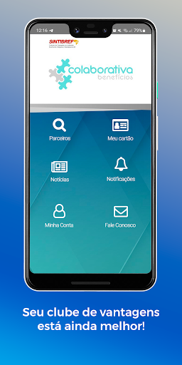 Android application COLABORATIVA BENEFÍCIOS screenshort