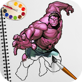 How to Color? Incredible Superhero Coloring Games icon