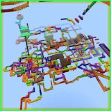 Rainbow Coaster MCPE Map icon