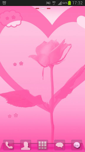 Android application Theme valentine GO Launcher EX screenshort
