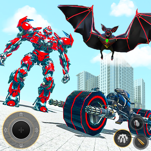 Flying Bat Bike Robot Transform Games 2021