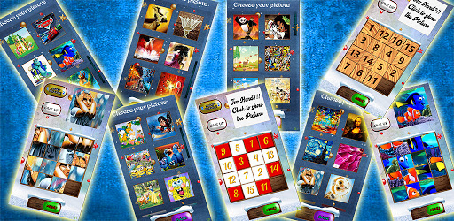 Android application Slide Puzzle screenshort