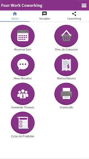 Android application 4Work screenshort