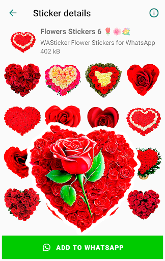WASticker - Love Flowers screenshot 15