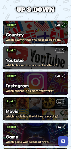Trivia Quiz - Up & Down - Screenshot 1
