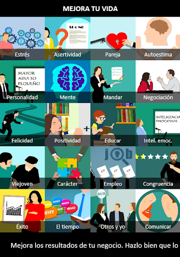 Android application Mejora tu vida screenshort