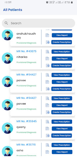 MEDYSEVA DOCTOR APP Screen 3