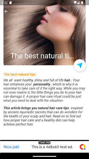 Natural hair care Screen 2