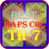 New Best Maps COC TH-7 icon