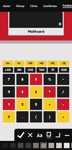 Mathcard Screen 3
