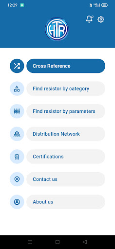 Android application HTR Resistor Finder screenshort
