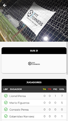 FyT Torneos Screen 2