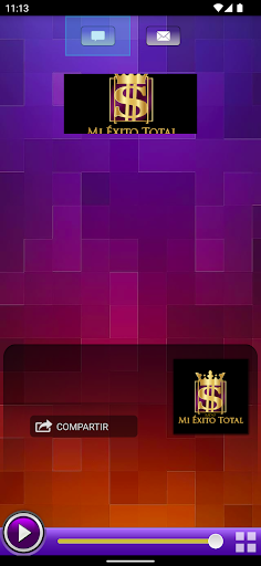 Android application MI EXITO TOTAL RADIO screenshort