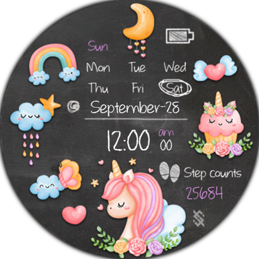 BFF4- Blackboard Art Unicorn Download on Windows