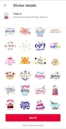 Happy Birthday Stickers for WAのおすすめ画像2