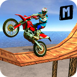Tricky Bike Trail Real Stunt Top Rider Free icon