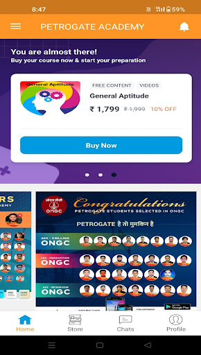 Android application PETROGATE ACADEMY screenshort
