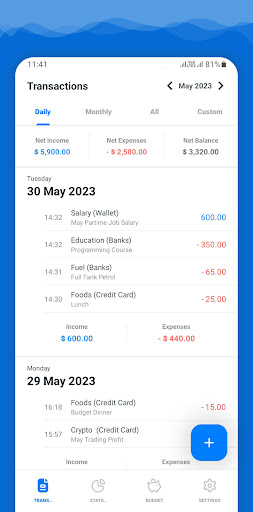 Android application My Budget Money Manager screenshort