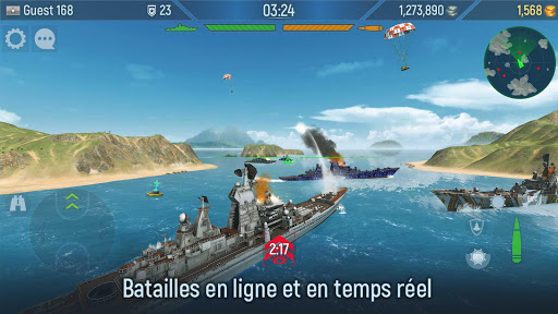 Code Triche Naval Armada: Navire de guerre et bataille navale APK MOD screenshots 1