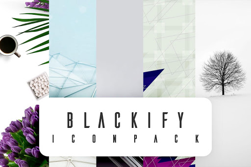 Blackify Icon Pack Screen 2