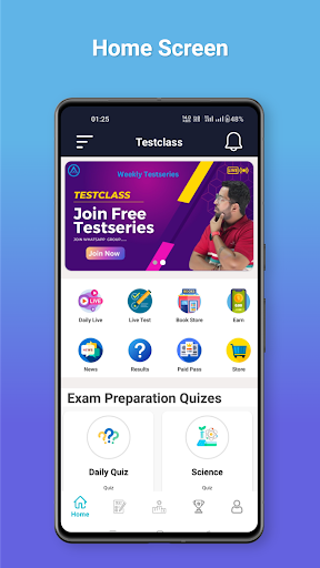 Android application 10th Quiz & Mock Test screenshort