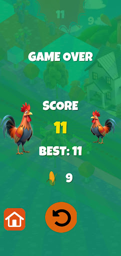 Rooster Corn Dash Screen 3